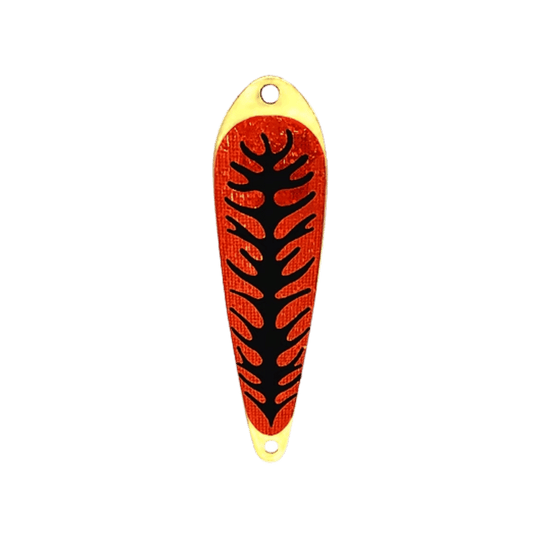 TRIPLE THREAT TROLLING SPOONS Jack'O Lantern Triple Threat Standard Spoon 4"
