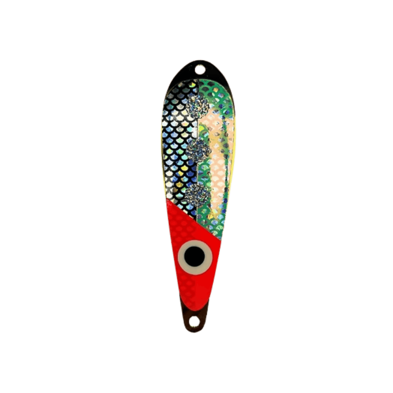 Load image into Gallery viewer, TRIPLE THREAT TROLLING SPOONS School's Out Shimmer Triple Threat Standard Spoon 4"
