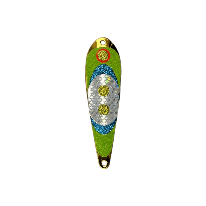 Load image into Gallery viewer, TRIPLE THREAT TROLLING SPOONS Tree Frog Triple Threat Magnum Spoon
