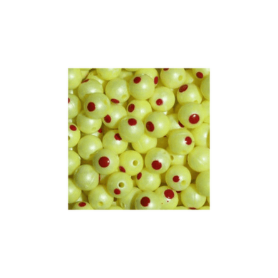 TROUTBEADS STEELHEAD GEAR 8MM / Chartreuse Pearl Troutbeads Blood Dot Eggs