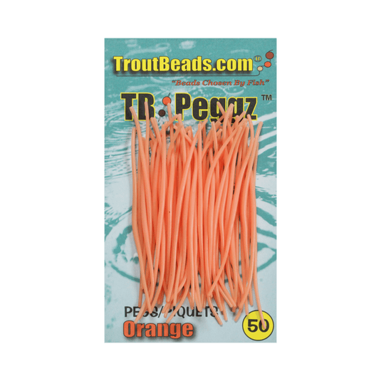 TROUTBEADS STEELHEAD GEAR Orange TroutBeads TB Peggz