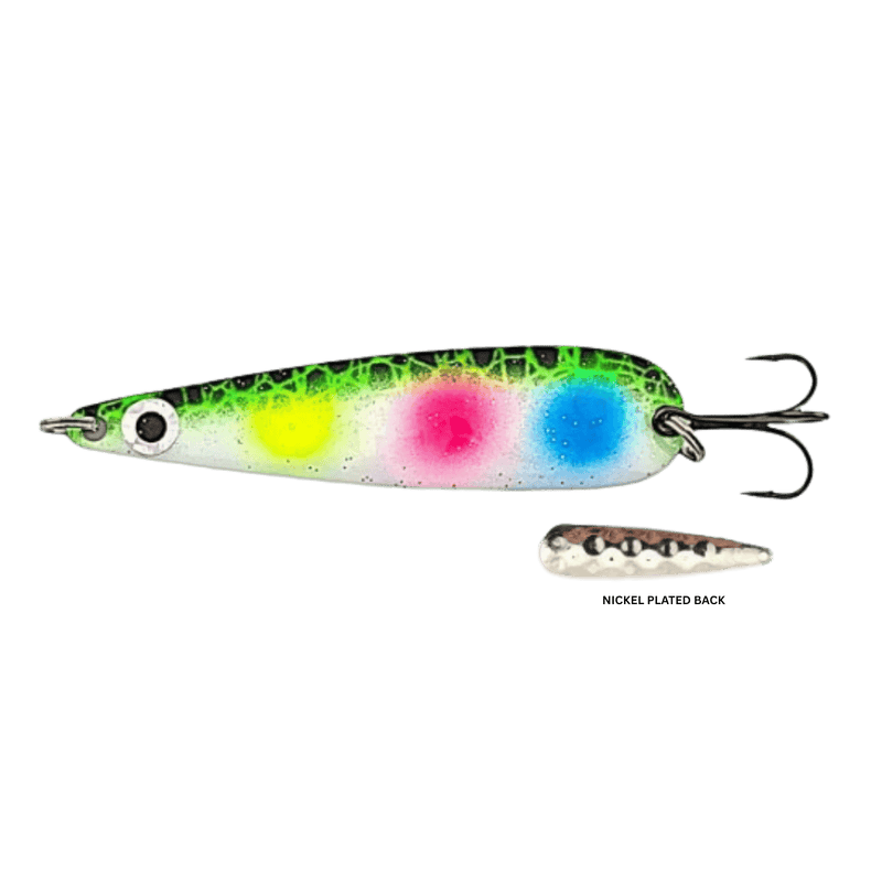 Load image into Gallery viewer, VAN DUTCH TROLLING SPOONS 3.25" / Atomic Wonderbread Van Dutch The Little Hoser Trolling Spoon
