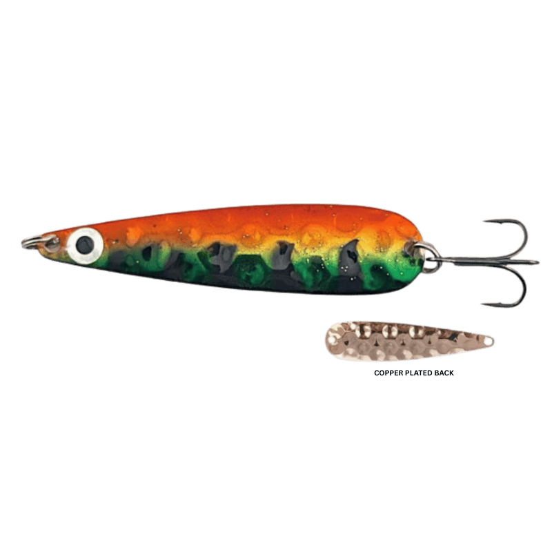 Load image into Gallery viewer, VAN DUTCH TROLLING SPOONS 3.25" / Poison Perch Copper Van Dutch The Little Hoser Trolling Spoon
