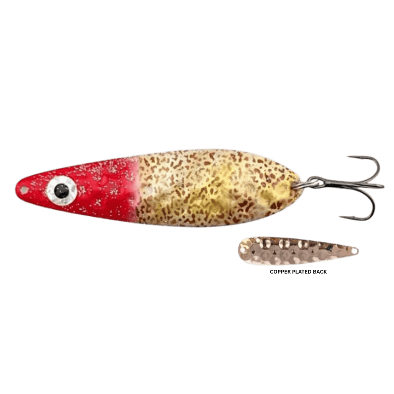 Load image into Gallery viewer, VAN DUTCH TROLLING SPOONS 3.25" / Scarlet Goby Copper Van Dutch The Little Hoser Trolling Spoon

