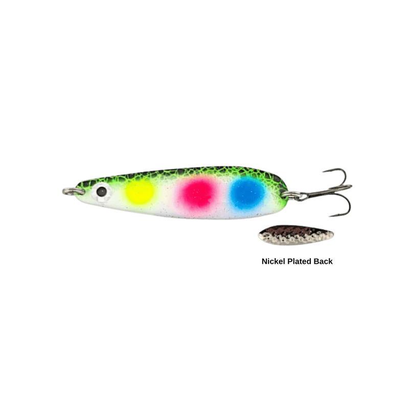 Load image into Gallery viewer, VAN DUTCH TROLLING SPOONS 4" / Atomic Wonder Bread Van Dutch The Hoser Trolling Spoon
