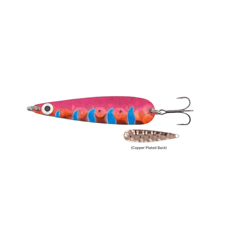 Load image into Gallery viewer, VAN DUTCH TROLLING SPOONS 4" / Cosmic Perch Copper Van Dutch The Hoser Trolling Spoon
