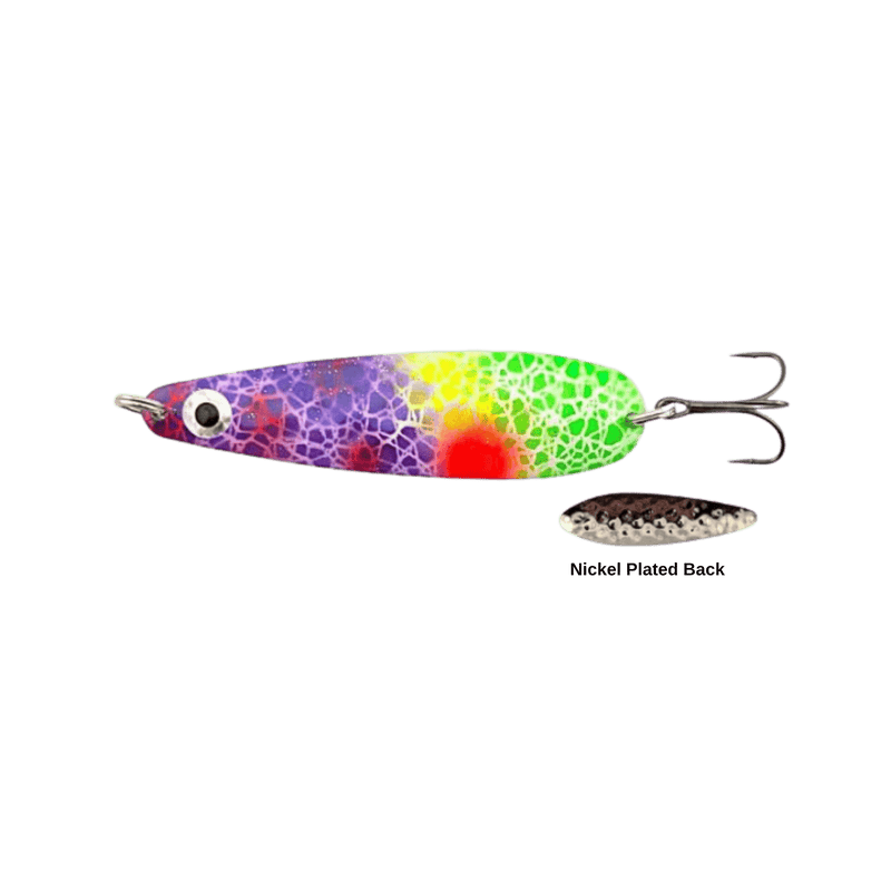 Load image into Gallery viewer, VAN DUTCH TROLLING SPOONS 4" / Northern Storm Van Dutch The Hoser Trolling Spoon
