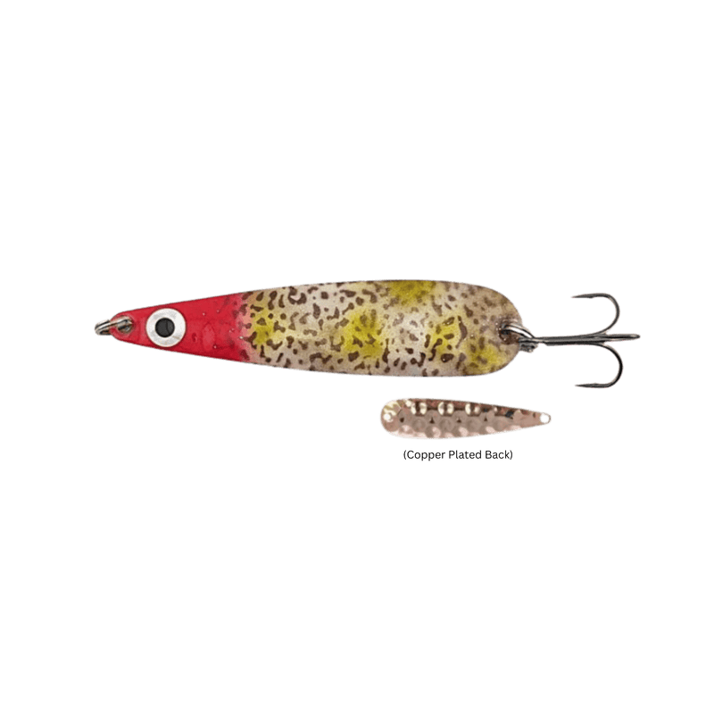 Load image into Gallery viewer, VAN DUTCH TROLLING SPOONS 4" / Scarlet Goby Copper Van Dutch The Hoser Trolling Spoon
