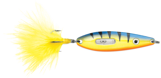 VMC ALL ICE 1-8 / Glow Hot Perch VMC Rattling Roach Spoon