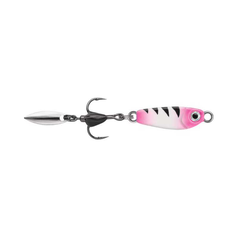 Load image into Gallery viewer, VMC ICE SPOONS 1-8 / Glow Pink Squirrel VMC Bladed Bull Spoon
