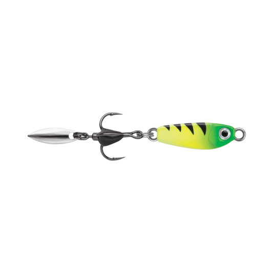 VMC ICE SPOONS 1-8 / Glow Slimy Lime VMC Bladed Bull Spoon