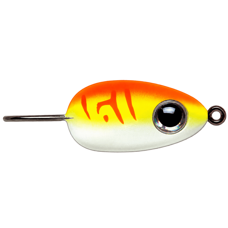 Load image into Gallery viewer, VMC ICE SPOONS 1-8 / Orange Fire UV VMC Tear Drop Jig
