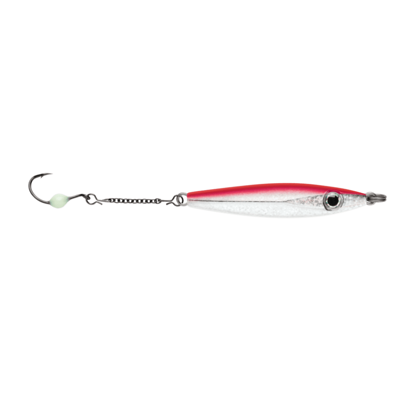 Load image into Gallery viewer, VMC ICE SPOONS 5-16 / Glow Red Shiner VMC RKS Rocker Spoon
