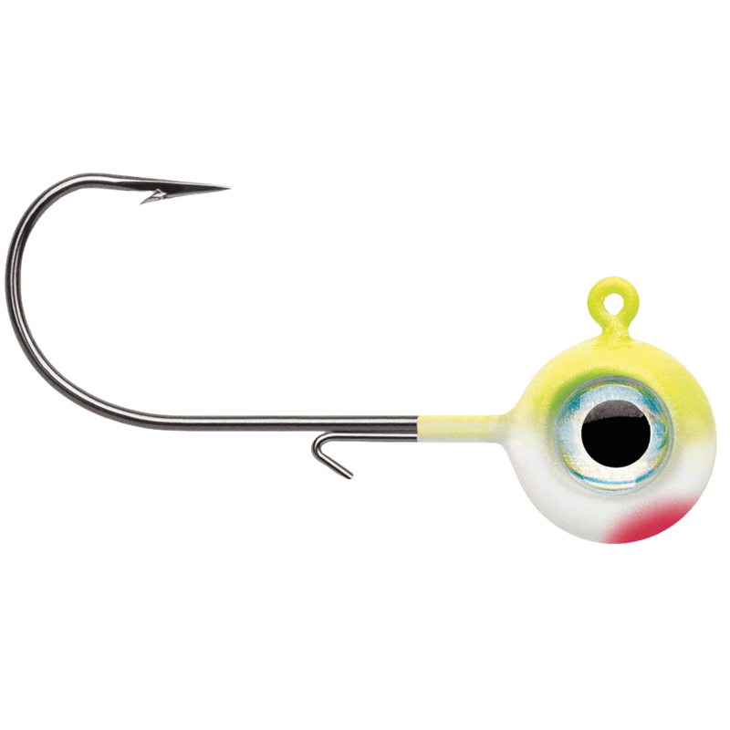 Load image into Gallery viewer, VMC MOON EYE 1-4 / Clown VMC Neon Moon Eye Jig
