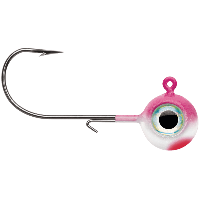 Load image into Gallery viewer, VMC MOON EYE 1-4 / Pink Pearl VMC Neon Moon Eye Jig
