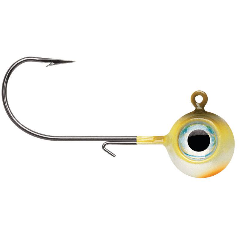 Load image into Gallery viewer, VMC MOON EYE 3-8 / Yellow Perch VMC Neon Moon Eye Jig
