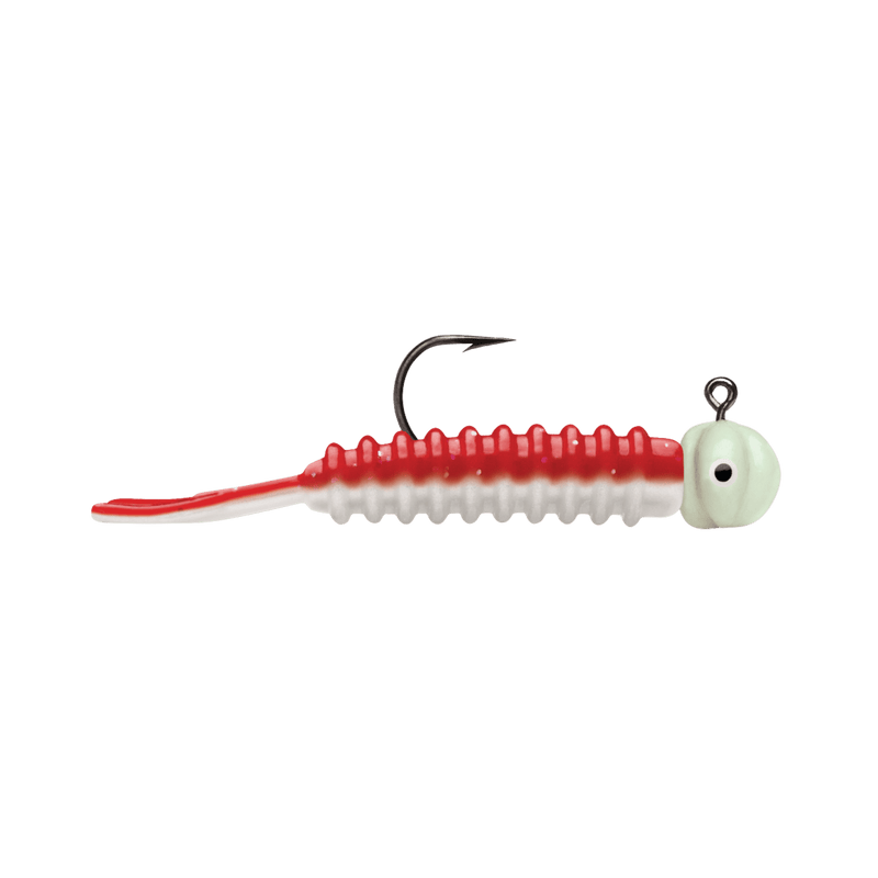 Load image into Gallery viewer, VMC PANFISH 1-16 / Red Pearl Glow VMC Luv Bug Jig
