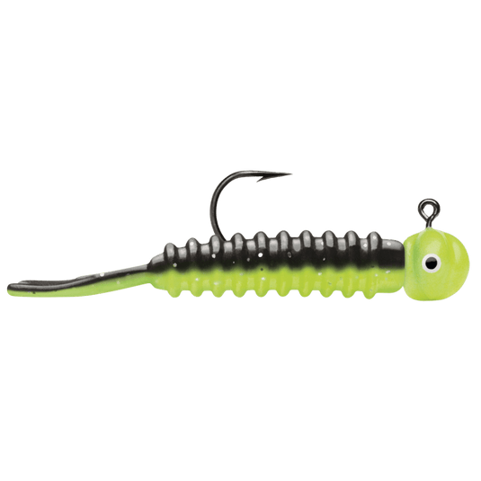 VMC PANFISH 1-32 / Black Chart Glow VMC LBJ Luv Bug Jig