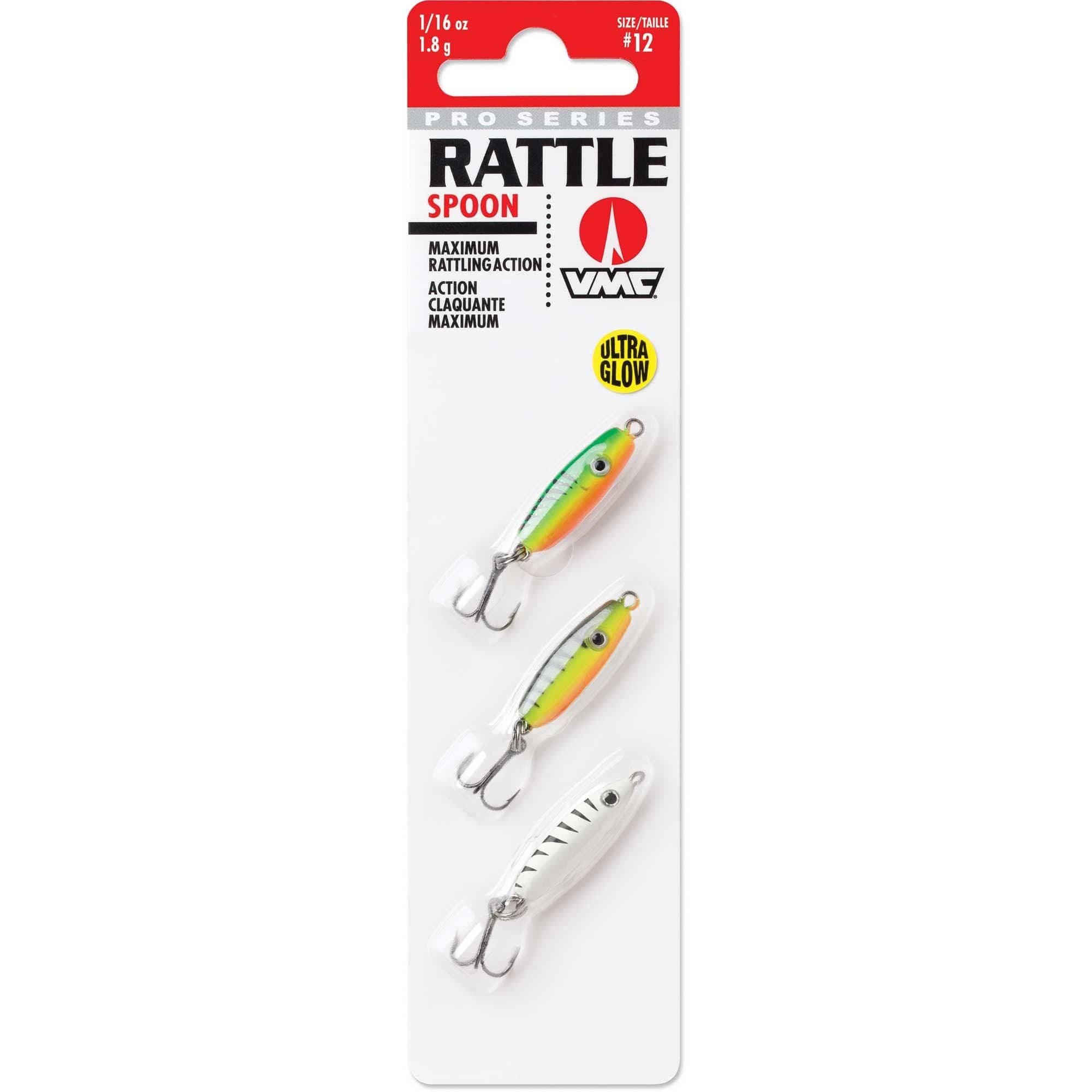 Rattle Spoons VMC Rattle Spoon Kit 1/16 Glow – Fishing World