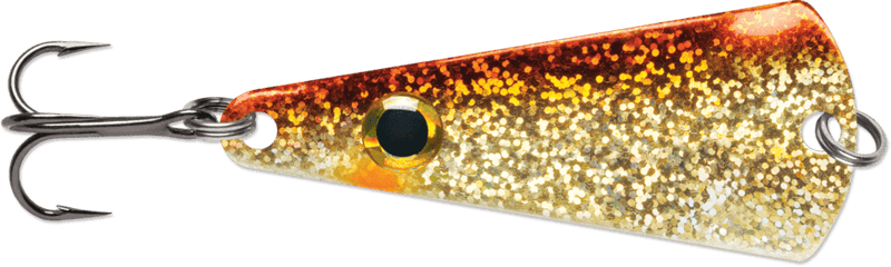 Load image into Gallery viewer, VMC TINGLER SPN 1-8 / Glow Gold Fish VMC Tingler Spoon
