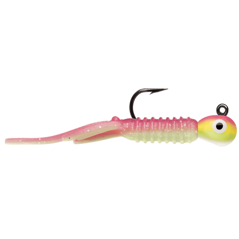 Load image into Gallery viewer, VMC TUNGSTEN NYMPH 1-16 / Pink Chart Glow VMC Tungsten Nymph Jig
