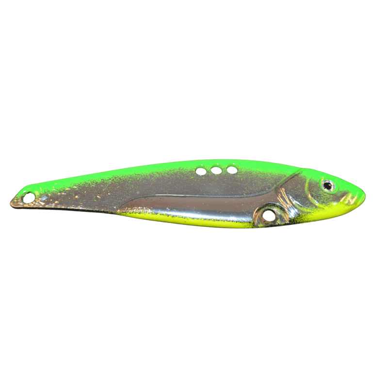 Load image into Gallery viewer, WACKM TKL BLADE BAIT 1 OZ / Lemon Lime Wack M Tackle Blade Bait
