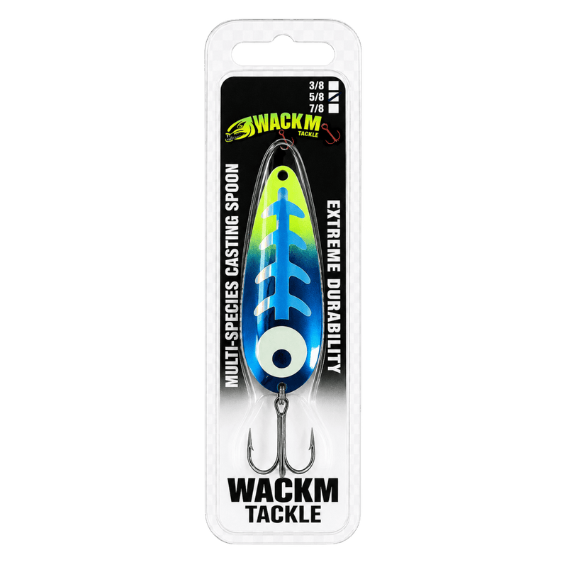 Load image into Gallery viewer, WACKM TKL CASTING SPOONS 5-8 / Blue Mongoose WackM Tackle Casting Spoon
