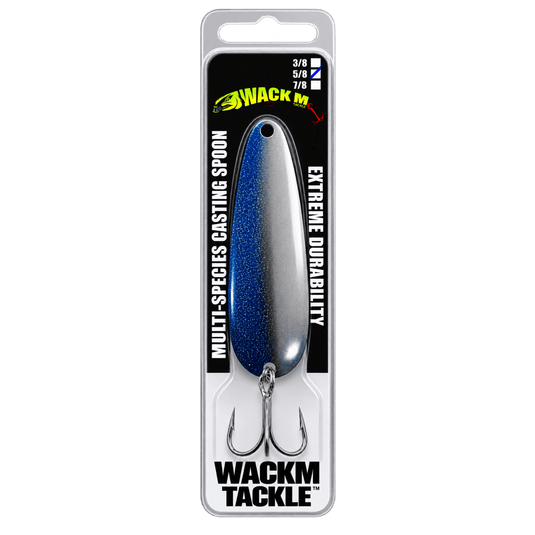 WACKM TKL CASTING SPOONS 5-8 / Blue-Silver WackM Tackle Casting Spoon