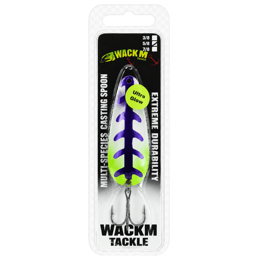 WACKM TKL CASTING SPOONS 5/8 / UG Purple Lad WackM Tackle Casting Spoon