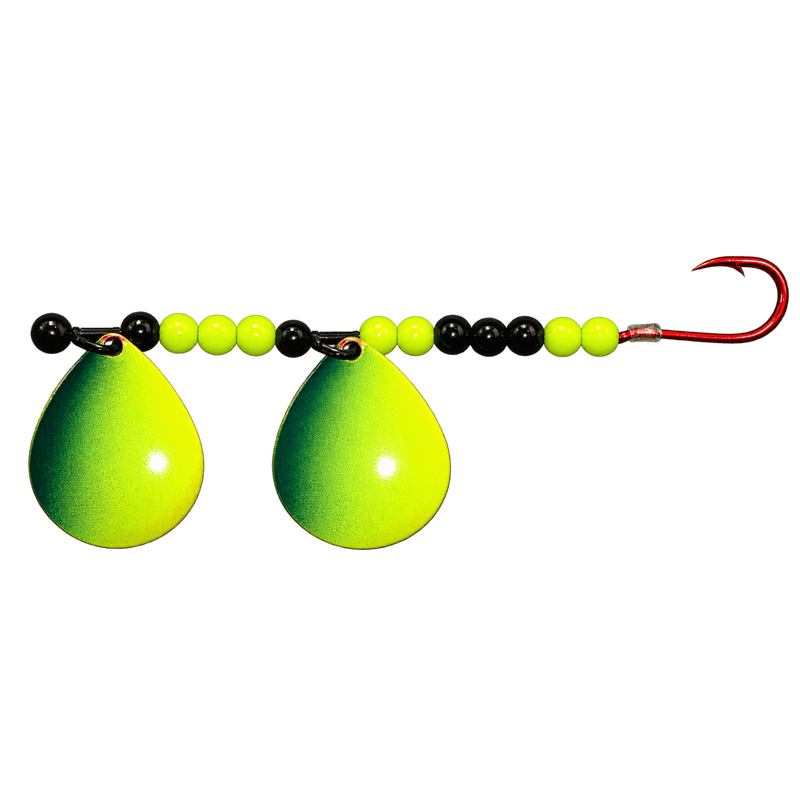 Load image into Gallery viewer, WACKM TKL DOUBLE WORM HARNESS Blackhole Sun Wack M Tackle Double Worm Harness
