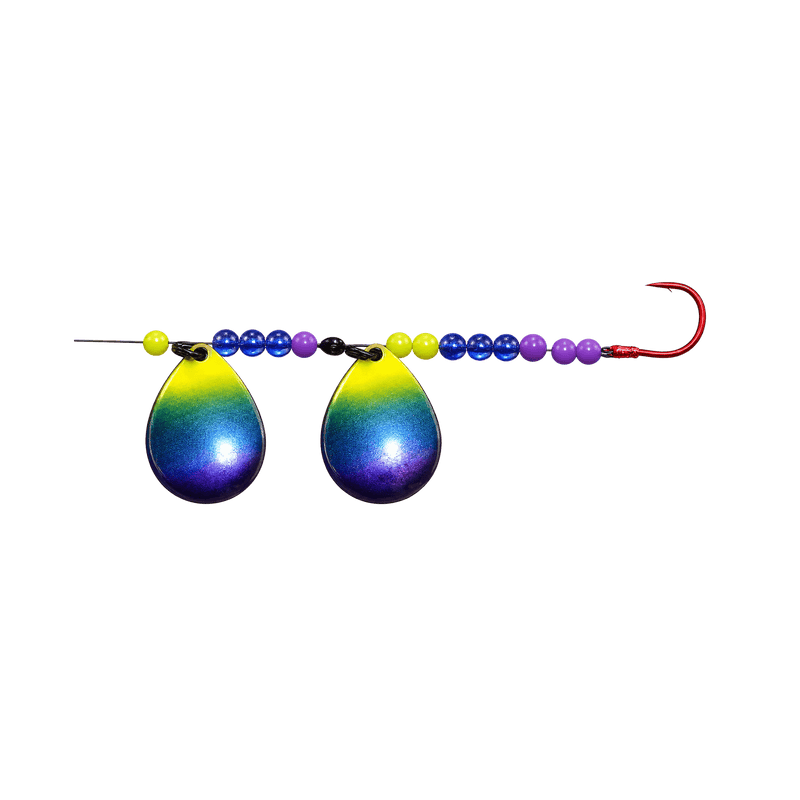 Load image into Gallery viewer, WACKM TKL DOUBLE WORM HARNESS Blue Bomb Wack M Tackle Double Worm Harness
