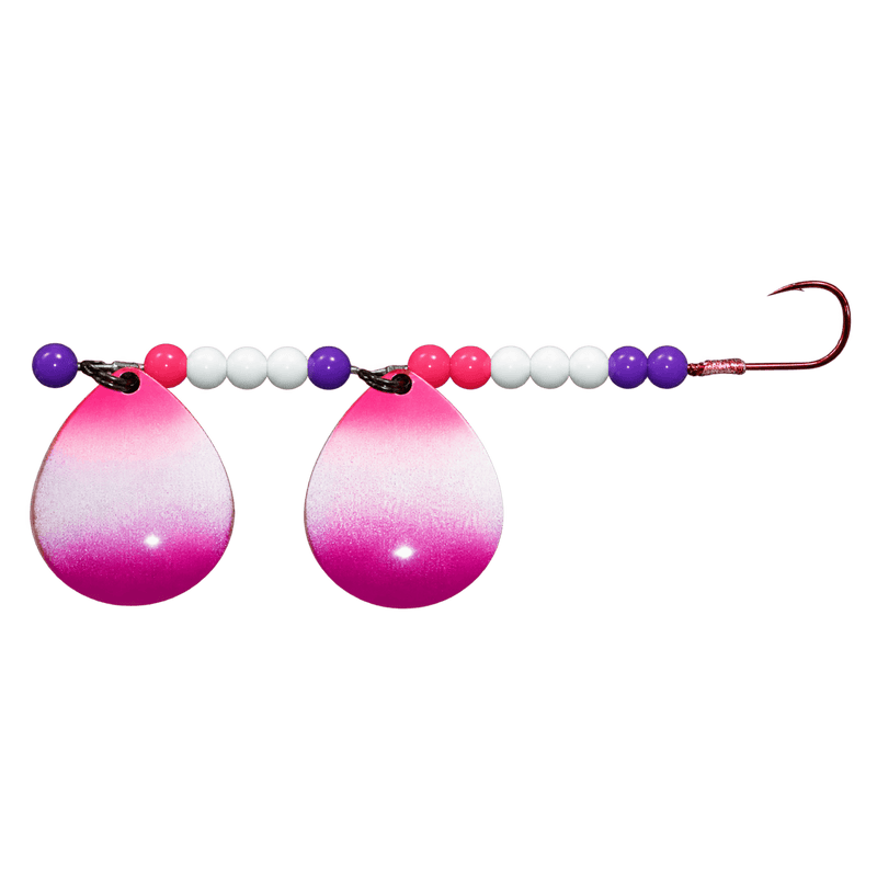 Load image into Gallery viewer, WACKM TKL DOUBLE WORM HARNESS Cotton Candy Wack M Tackle Double Worm Harness
