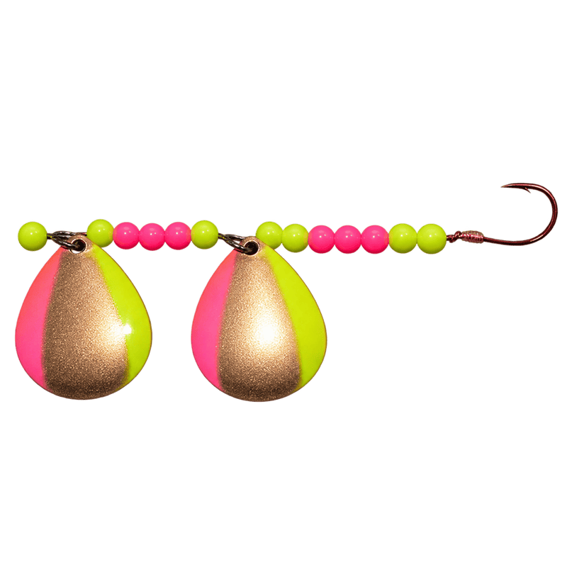 Load image into Gallery viewer, WACKM TKL DOUBLE WORM HARNESS Hot Watermelon Wack M Tackle Double Worm Harness
