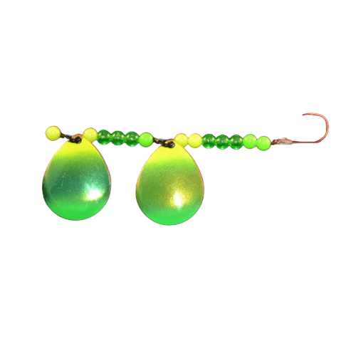 Load image into Gallery viewer, WACKM TKL DOUBLE WORM HARNESS / KEY LIME / FISHING WORLD / CANADA 
