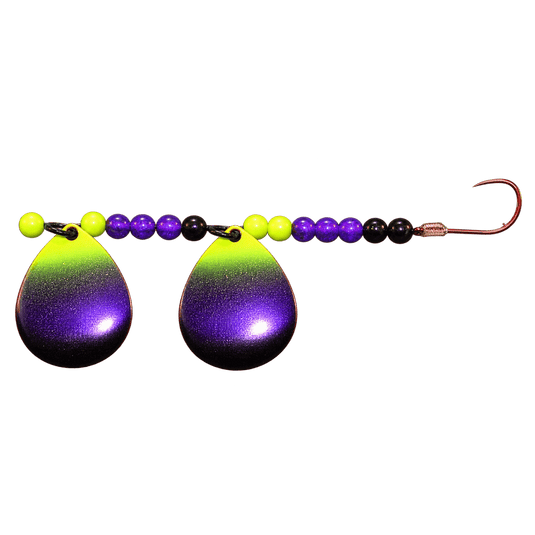 WACKM TKL DOUBLE WORM HARNESS Midnight Express Wack M Tackle Double Worm Harness