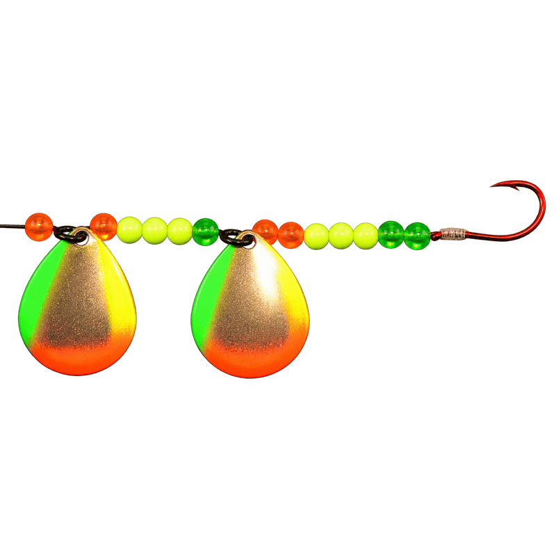Load image into Gallery viewer, WACKM TKL DOUBLE WORM HARNESS Mixed Veggie C Wack M Tackle Double Worm Harness
