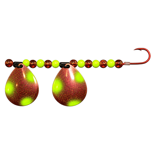 WACKM TKL DOUBLE WORM HARNESS Toxic Toad Wack M Tackle Double Worm Harness
