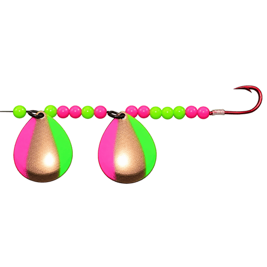 WACKM TKL DOUBLE WORM HARNESS Watermelon Wack M Tackle Double Worm Harness