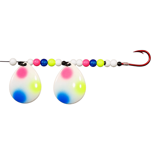 WACKM TKL DOUBLE WORM HARNESS Wonderbread Wack M Tackle Double Worm Harness