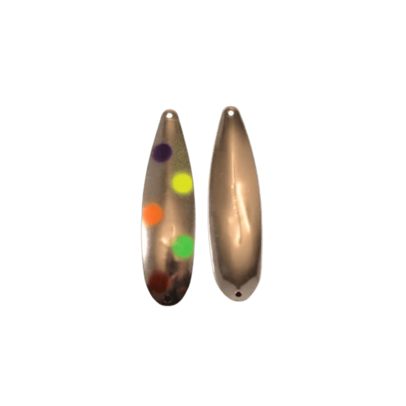 Load image into Gallery viewer, WACKM TKL TROLLING SPOONS Skittles Wack M Tackle Custom Mag Spoon
