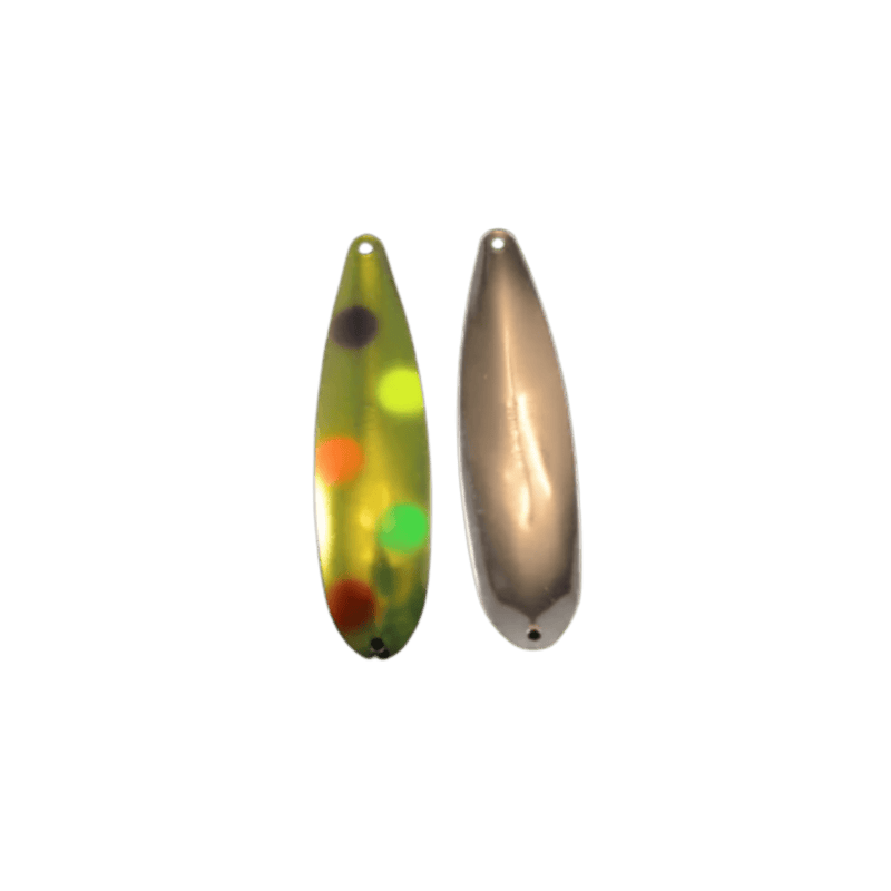 Load image into Gallery viewer, WACKM TKL TROLLING SPOONS Sour Skittles Wack M Tackle Custom Mag Spoon
