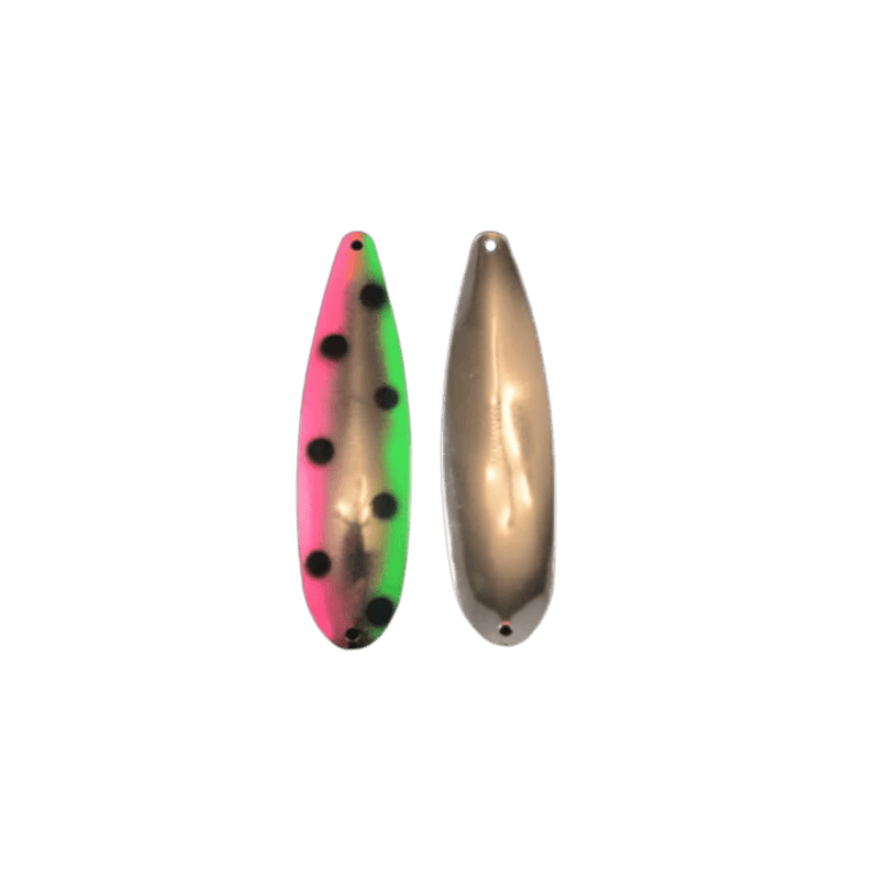 Load image into Gallery viewer, WACKM TKL TROLLING SPOONS Watermelon Wack M Tackle Custom Mag Spoon
