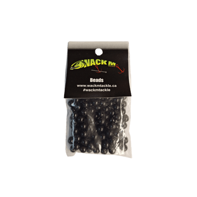 WACKM TKL WORM HARNESS Black Wack M Tackle 6mm Beads