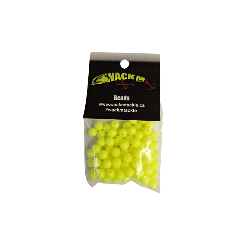 Load image into Gallery viewer, WACKM TKL WORM HARNESS Chartreuse Wack M Tackle 6mm Beads
