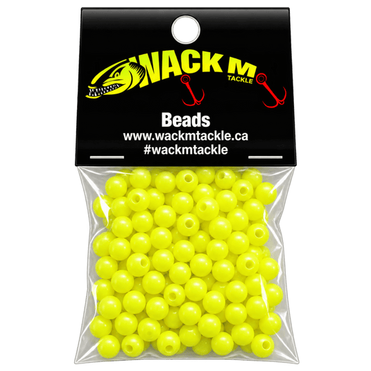 WACKM TKL WORM HARNESS Chartreuse WackM Tackle 6mm Beads
