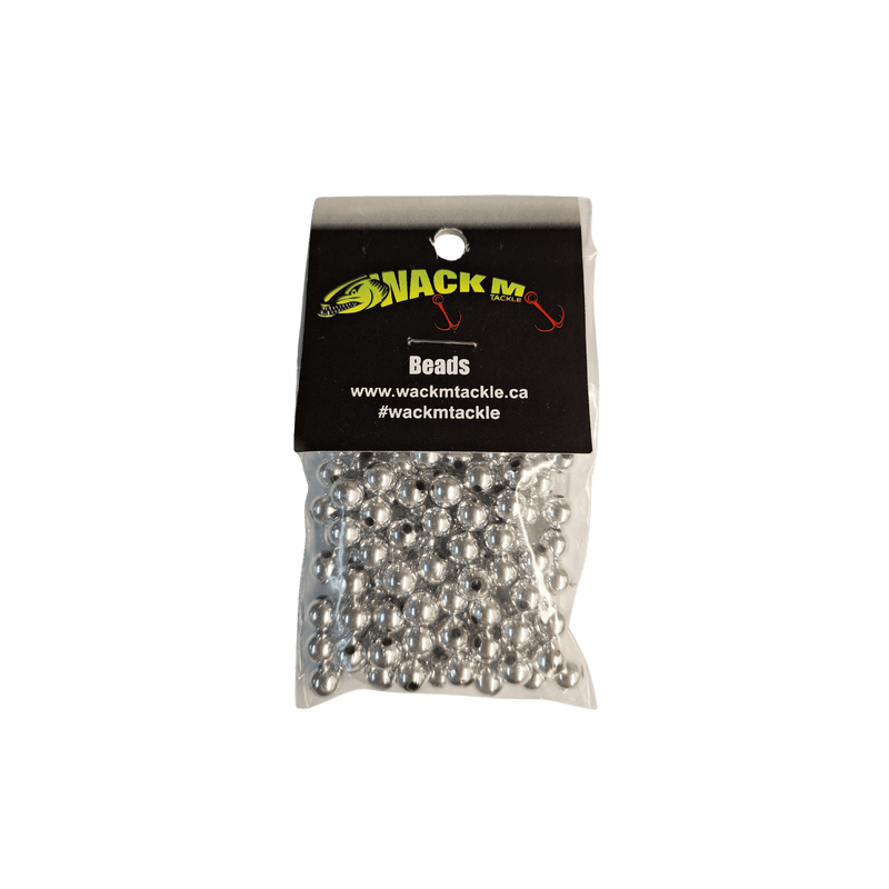 Load image into Gallery viewer, WACKM TKL WORM HARNESS Silver Wack M Tackle 6mm Beads

