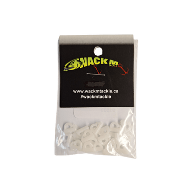 WACKM TKL WORM HARNESS White Wack M Tackle Plastic Clevis (25-Pack)