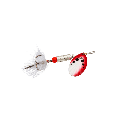 WILLIAMS SPINNERS 3 / Red/White Williams Vortex Dressed Spinner