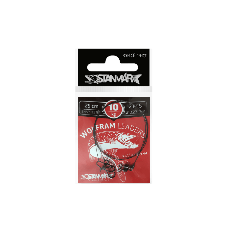 Load image into Gallery viewer, WOLFRAM TERMINAL TACKLE 25-10 Stanmar Wolfram Leaders
