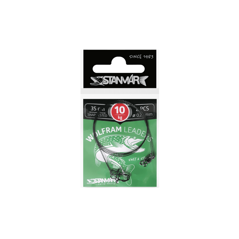 Load image into Gallery viewer, WOLFRAM TERMINAL TACKLE 35-10 Stanmar Wolfram Leaders
